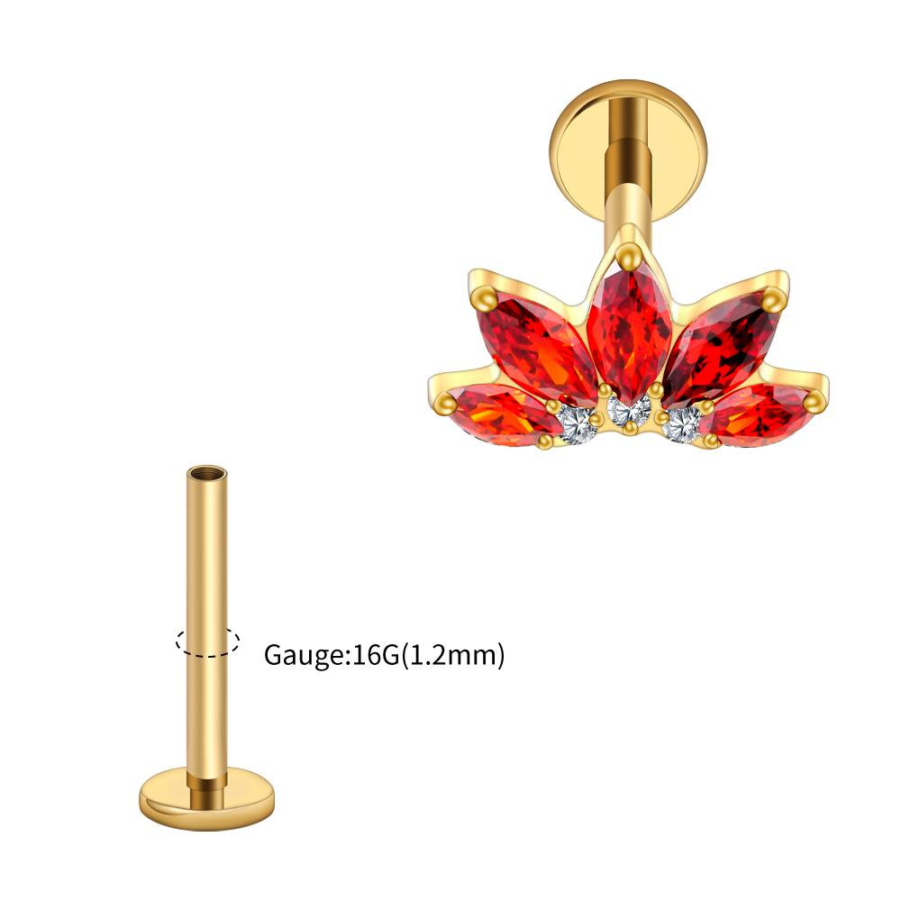 Right Grand ASTM F136 Titanium Marquise Lotus Cartilage Earring 16G Flower CZ Helix Flat Back Stud Labret Piercing Jewelry 16G 1.2x12mm
Right Grand ASTM F136 Titanium Marquise Lotus Cartilage Earring 16G Flower CZ Helix Flat Back Stud Labret Piercing Jewelry 16G 1.2x12mm