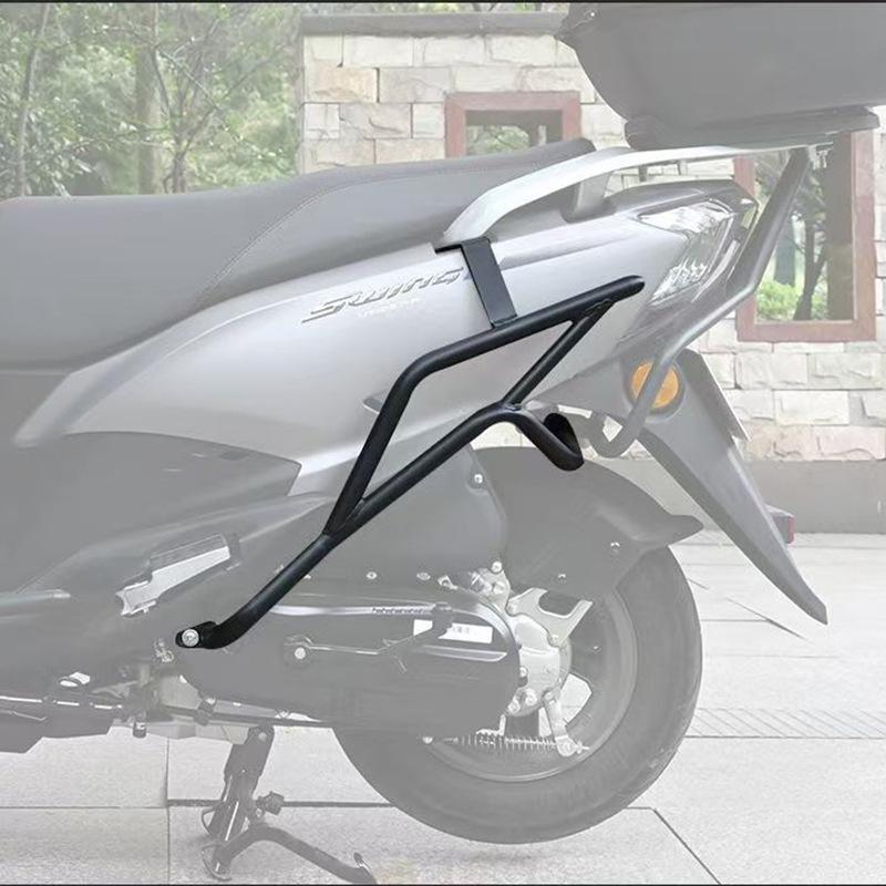 Thickened Carbon Steel Crash Bars for Suzuki UY125: Anti-Fall, Anti-Collision Motorcycle Protection Rear Bar чорний
Thickened Carbon Steel Crash Bars for Suzuki UY125: Anti-Fall, Anti-Collision Motorcycle Protection Rear Bar чорний