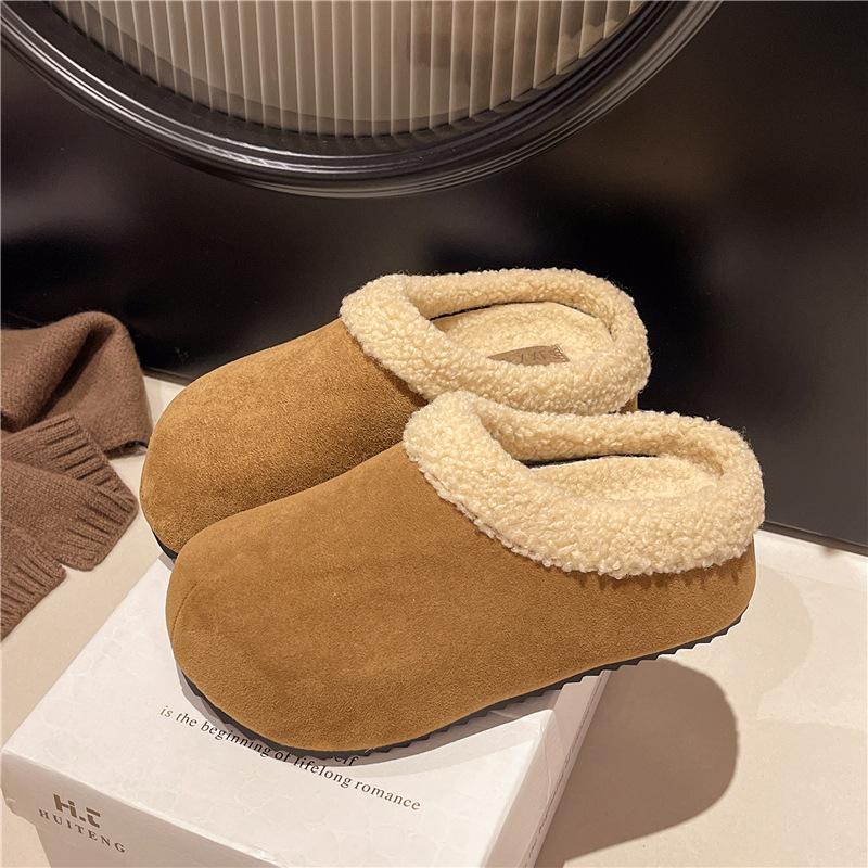 Garoya fluffy shoes women s 2024 autumn and winter new velvet outer wear Boken cotton shoes one foot lazy cotton slippers women 35 темно-коричневого
Garoya fluffy shoes women s 2024 autumn and winter new velvet outer wear Boken cotton shoes one foot lazy cotton slippers women 35 темно-коричневого