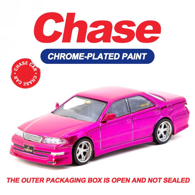 Tarmac Works 1:64 TW VERTEX Toyota Mark II JZX100 Червоний Металік модель автомобіля Chase
Tarmac Works 1:64 TW VERTEX Toyota Mark II JZX100 Червоний Металік модель автомобіля Chase