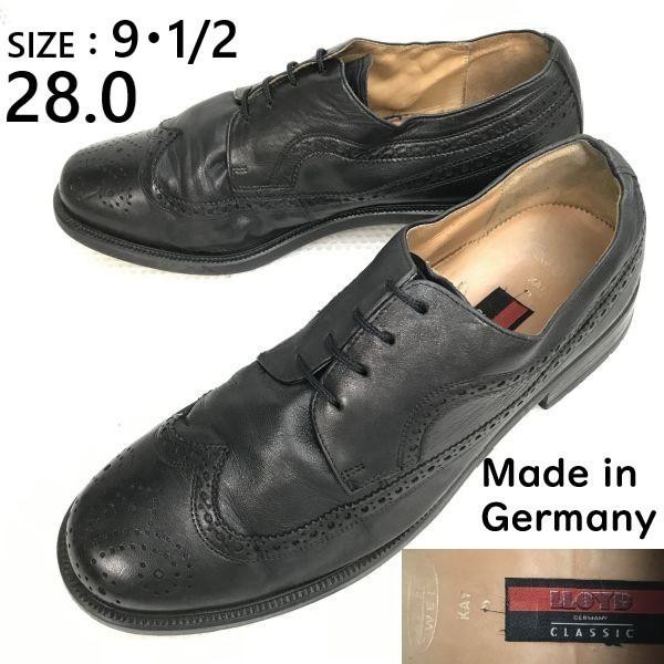Lloyd Leather Wingtip Shoes Germany Size 9.5 28.0 Black Business Dress Shoes
Lloyd Leather Wingtip Shoes Germany Size 9.5 28.0 Black Business Dress Shoes