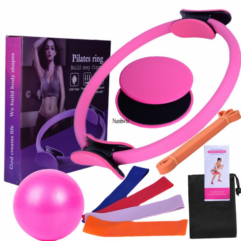 Twelve-Piece Yoga & Pilates Set: Includes Yoga Ball, 2080 Latex Resistance Bands, Elastic Loops, & Gliding Discs
Twelve-Piece Yoga & Pilates Set: Includes Yoga Ball, 2080 Latex Resistance Bands, Elastic Loops, & Gliding Discs