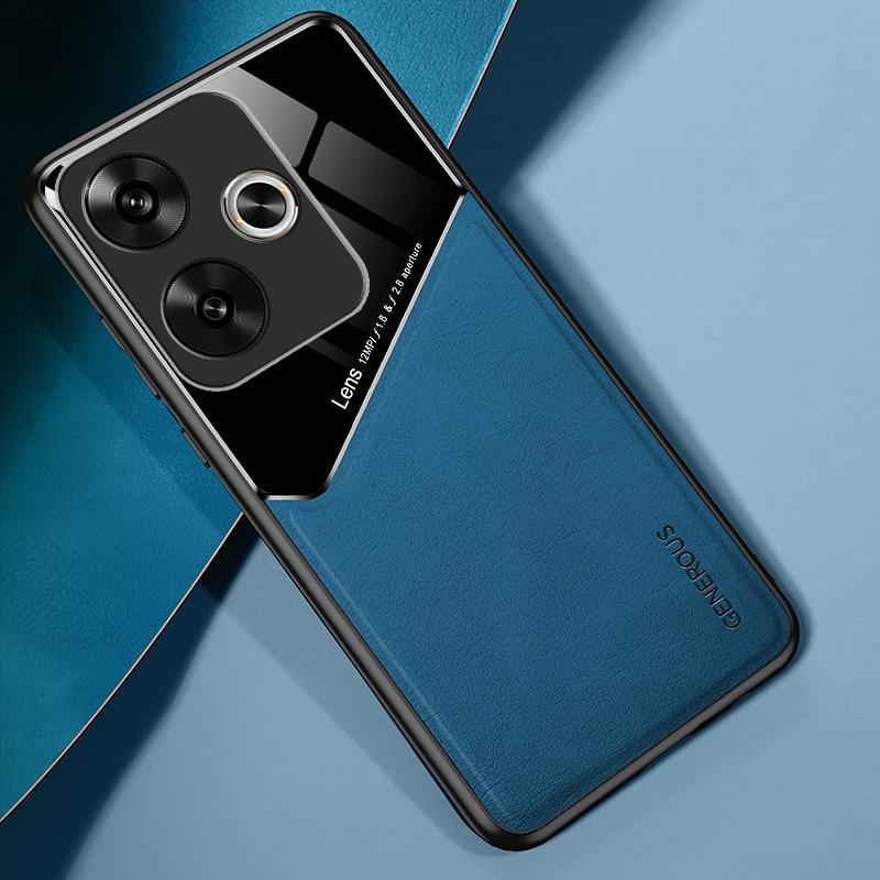 For Xiaomi Redmi Turbo 3 5G/Poco F6 5G PU+TPU+PC Cell Phone Cover Support Magnetic Car Mount Blue
For Xiaomi Redmi Turbo 3 5G/Poco F6 5G PU+TPU+PC Cell Phone Cover Support Magnetic Car Mount Blue