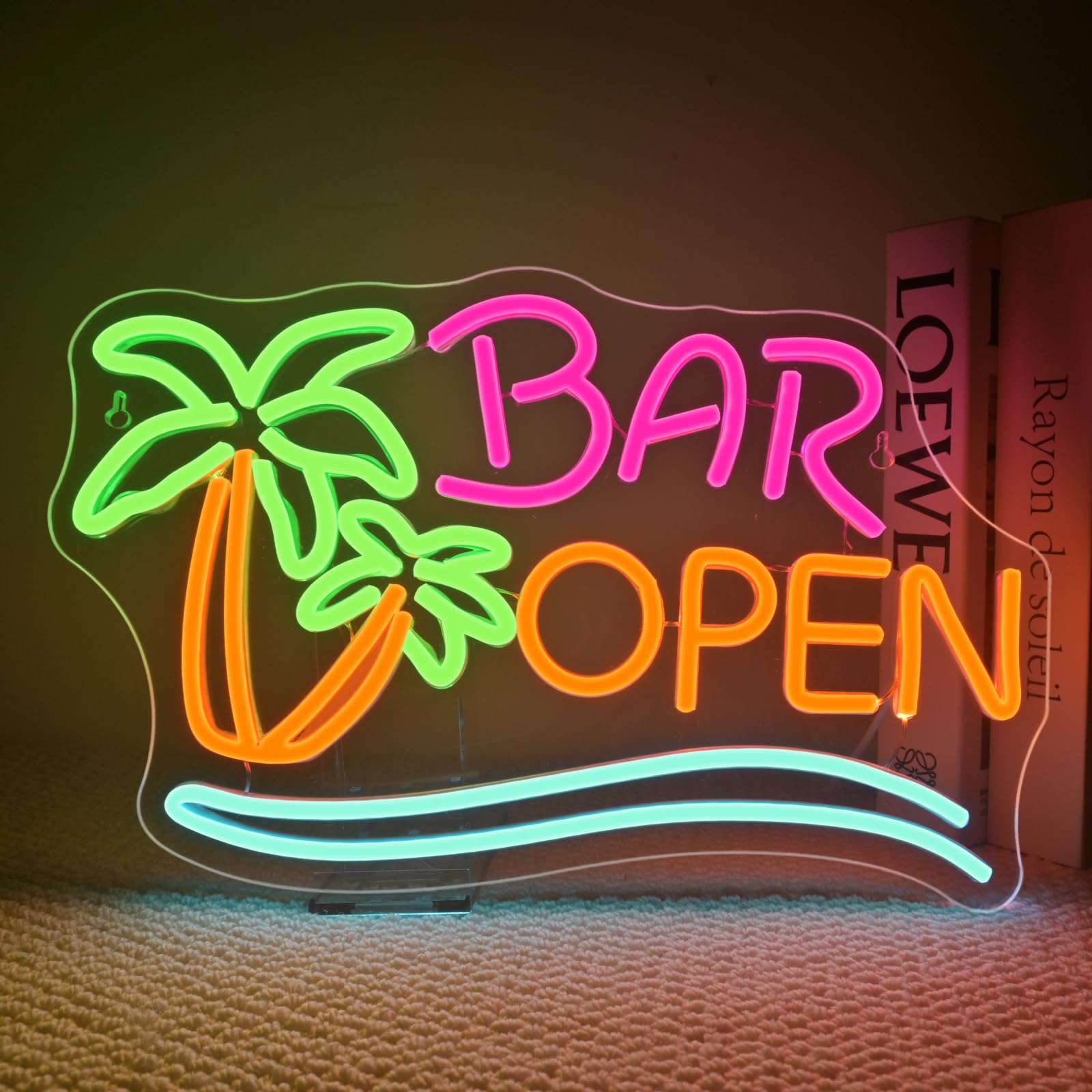Coconut Tree Open Neon Sign Bar for Wall Decor LED Lights for Beer Bar Cafes Man Cave Shop Hotel Party Decorations Teen Boy Gift
Coconut Tree Open Neon Sign Bar for Wall Decor LED Lights for Beer Bar Cafes Man Cave Shop Hotel Party Decorations Teen Boy Gift