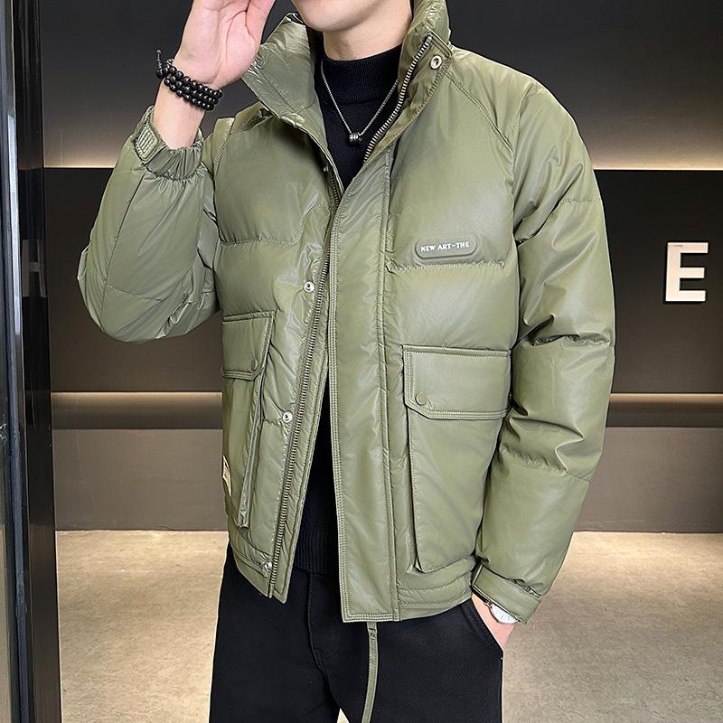 Men s Winter Thickened Loose Fit Warm White Duck Down Jacket L зелений
Men s Winter Thickened Loose Fit Warm White Duck Down Jacket L зелений