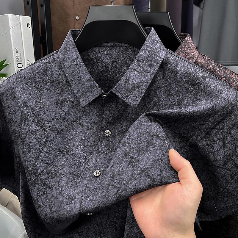 Men s Summer Hong Kong Style Loose Collar Top Men s Short Sleeved Shirt Men s Shirt XL темно-сірий
Men s Summer Hong Kong Style Loose Collar Top Men s Short Sleeved Shirt Men s Shirt XL темно-сірий