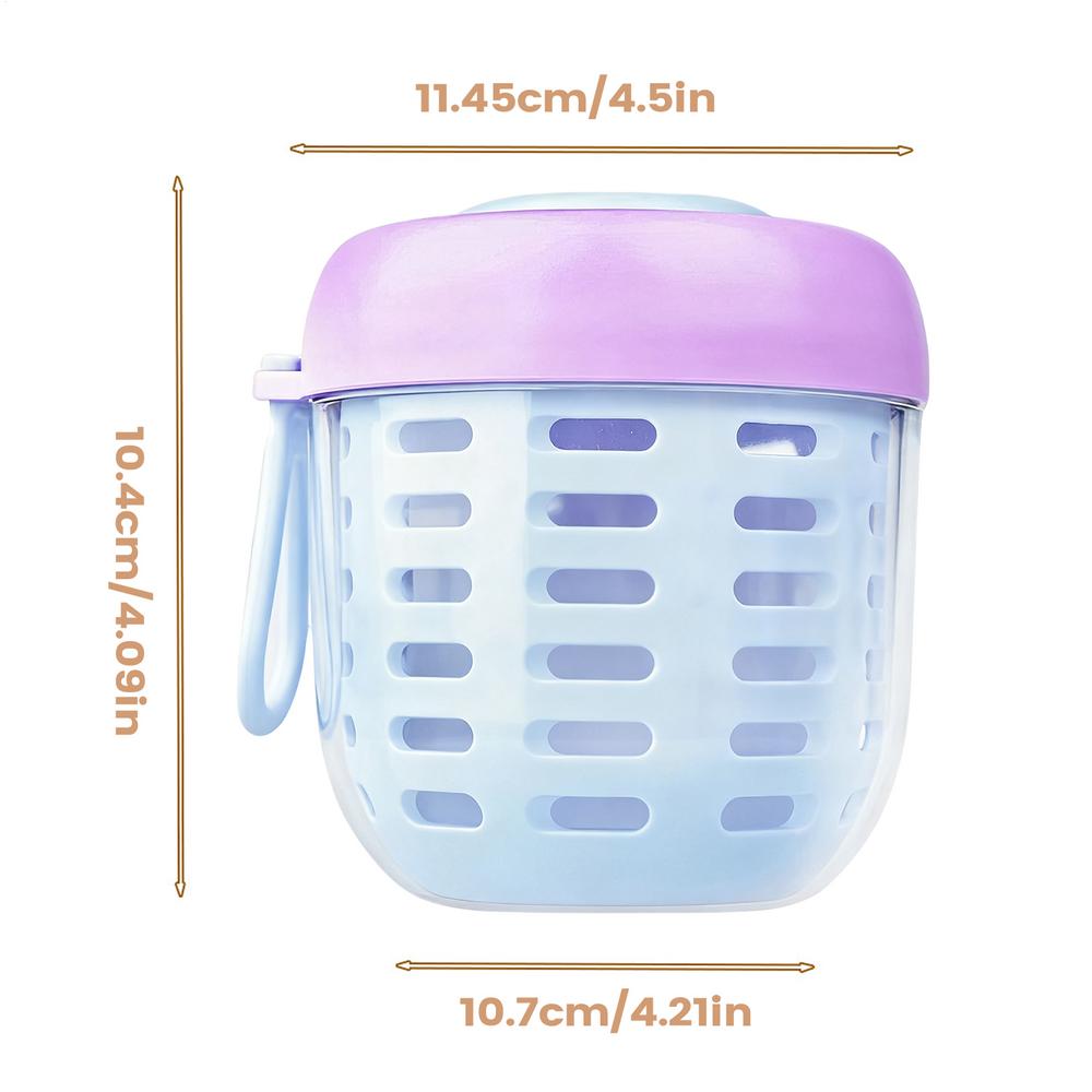 Breakfast Oatmeal Cereal Nut Yogurt Salad Cup Seal Container Set with Fork and Lid Bento Tuppers Food Lunch Box синій
Breakfast Oatmeal Cereal Nut Yogurt Salad Cup Seal Container Set with Fork and Lid Bento Tuppers Food Lunch Box синій