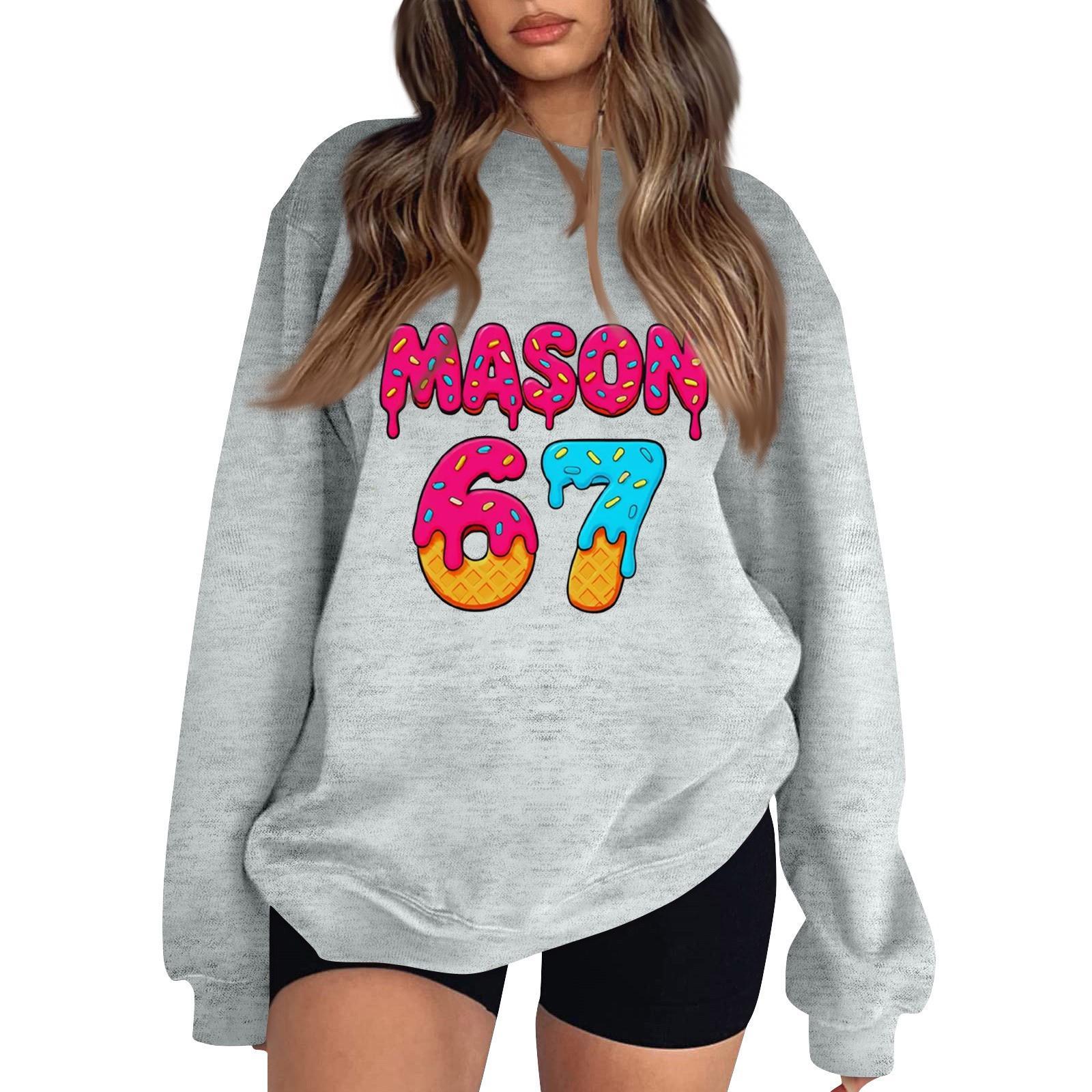 Женский модный повседневный пуловер с длинными рукавами и круглым вырезом с принтом XXL
Женский модный повседневный пуловер с длинными рукавами и круглым вырезом с принтом XXL