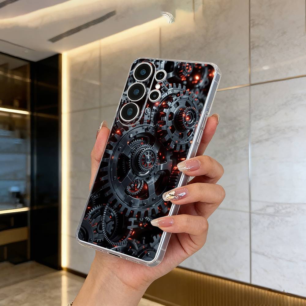 Mechanical Gear Clear Soft Silicone Phone Case forSamsung S25, S24, S21, S22, S23, S30, Ultra, S20, Plus Samsung S20lite
Mechanical Gear Clear Soft Silicone Phone Case forSamsung S25, S24, S21, S22, S23, S30, Ultra, S20, Plus Samsung S20lite