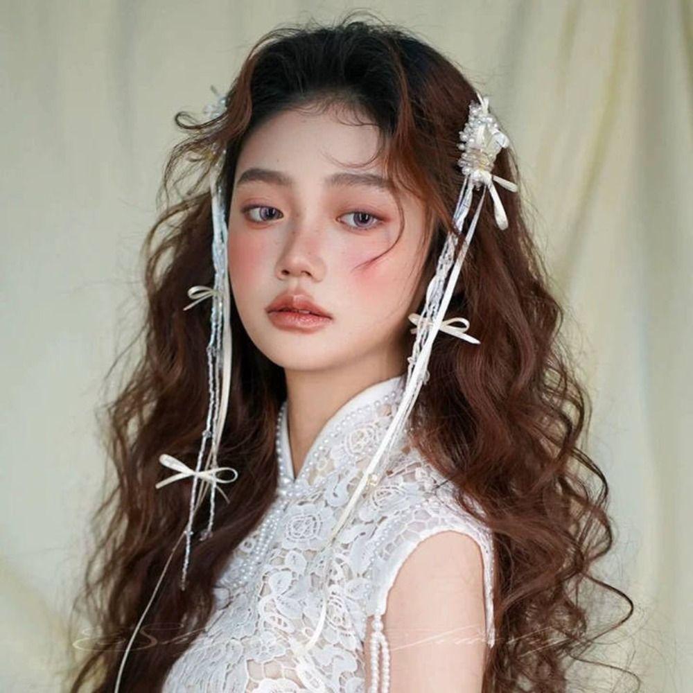 1 Pair Stylish Bride Hairpin Pearl Beads Wedding Headdress Bridal Hair Clip Wedding Accessories Style 1
1 Pair Stylish Bride Hairpin Pearl Beads Wedding Headdress Bridal Hair Clip Wedding Accessories Style 1