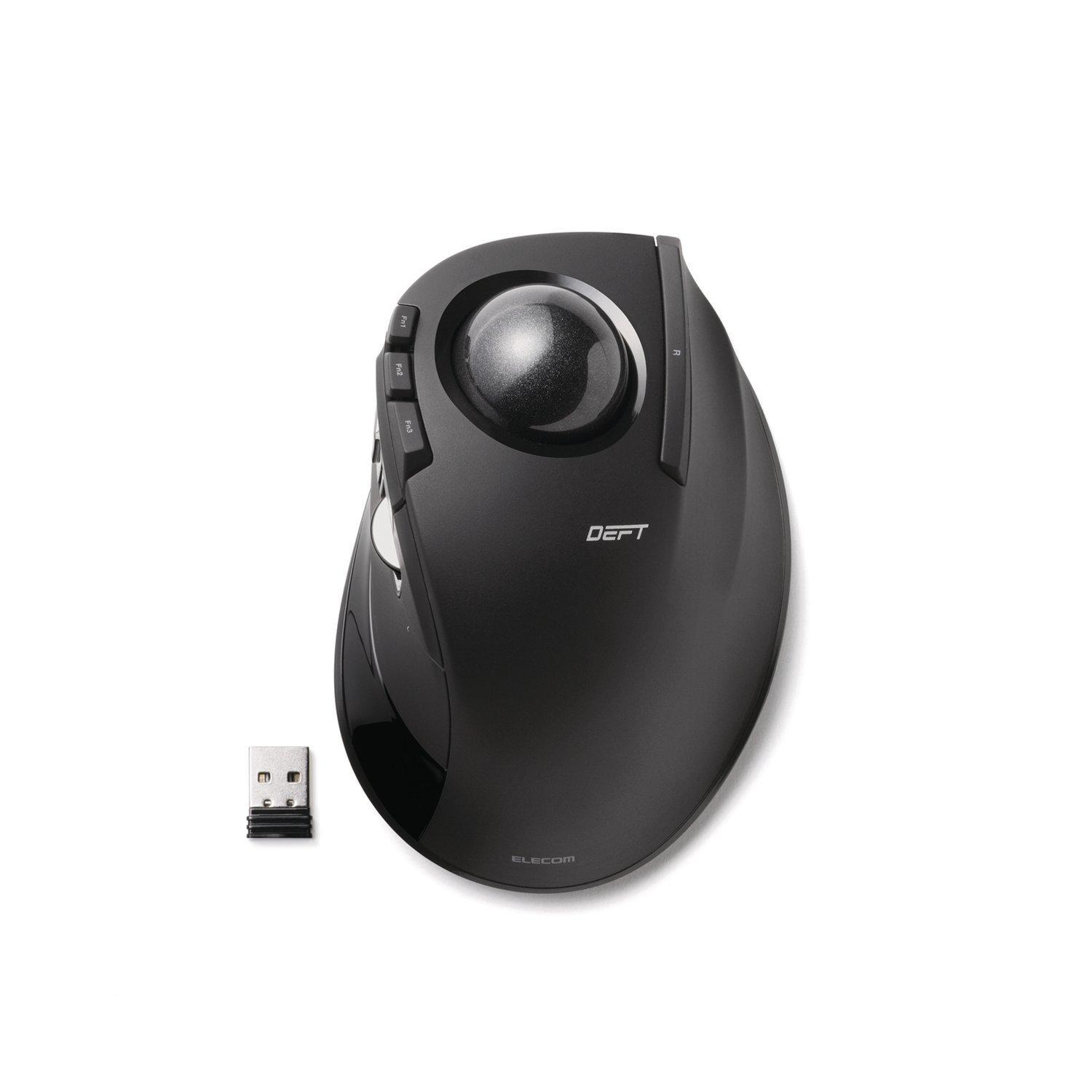 ELECOM Trackball Mouse Index Finger 8 Button Tilt Function Wireless Black M-DT1DRBK чорний
ELECOM Trackball Mouse Index Finger 8 Button Tilt Function Wireless Black M-DT1DRBK чорний