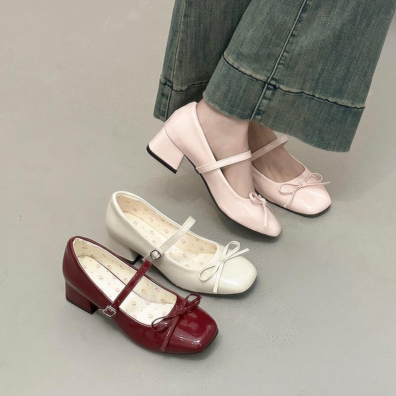 Heel New Patent Leather Jane Heel Spring Versatile Women s Shoes Mary Jane Shoes Bow Bottom Annual Strap 35
Heel New Patent Leather Jane Heel Spring Versatile Women s Shoes Mary Jane Shoes Bow Bottom Annual Strap 35
