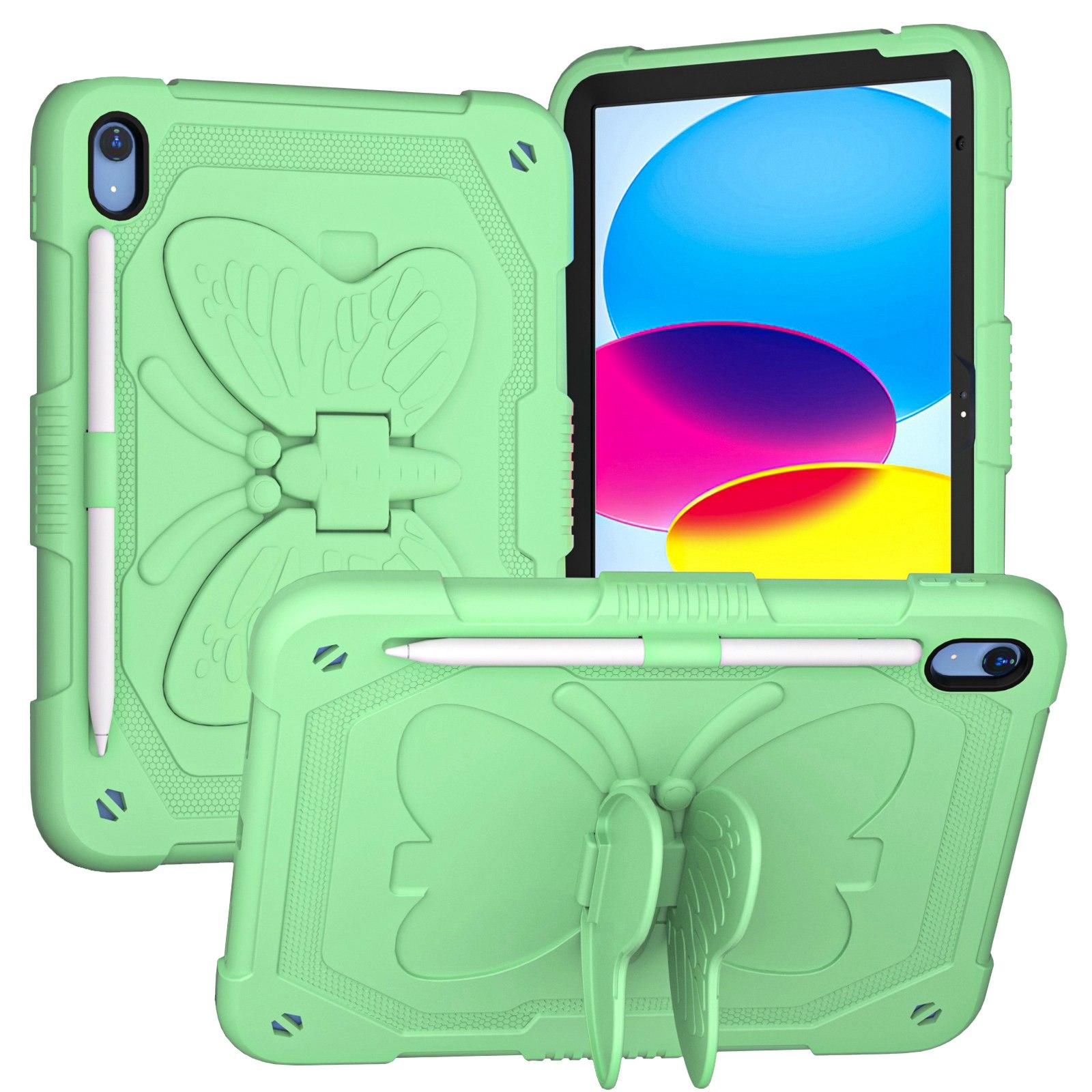 Shockproof Case for iPad (2025)/10.9 (2022) Butterfly Shape Kickstand Tablet Case with Shoulder Strap Blackish Green
Shockproof Case for iPad (2025)/10.9 (2022) Butterfly Shape Kickstand Tablet Case with Shoulder Strap Blackish Green