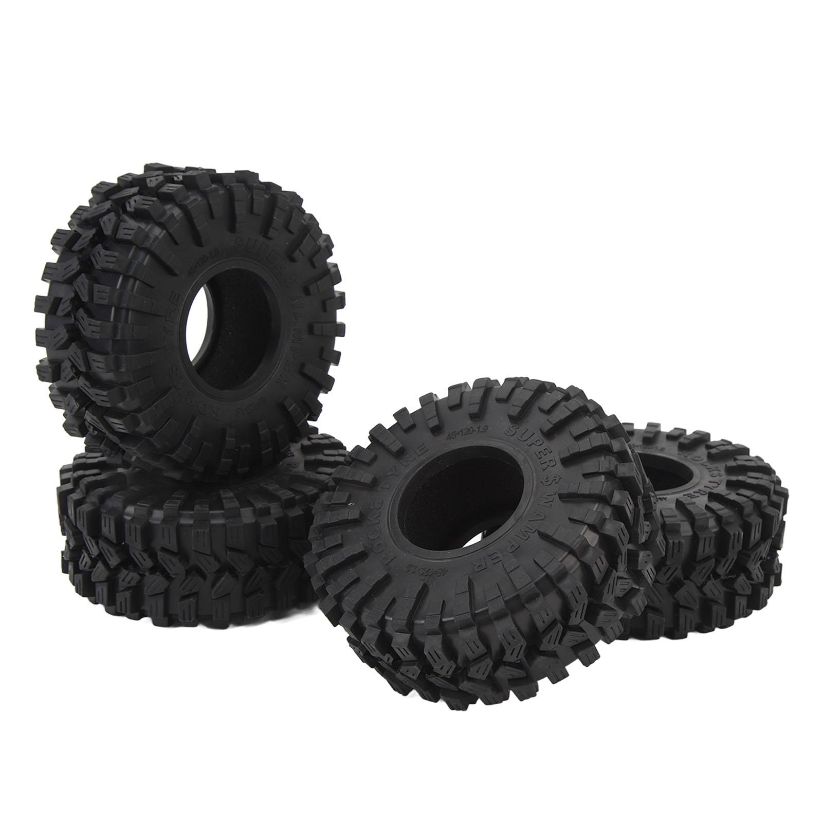 4PCS 1.9in RC Tires Rubber Shock Absorption Slip Resistance Wheel Tyre for 1/10 Remote Control Crawler Car
4PCS 1.9in RC Tires Rubber Shock Absorption Slip Resistance Wheel Tyre for 1/10 Remote Control Crawler Car