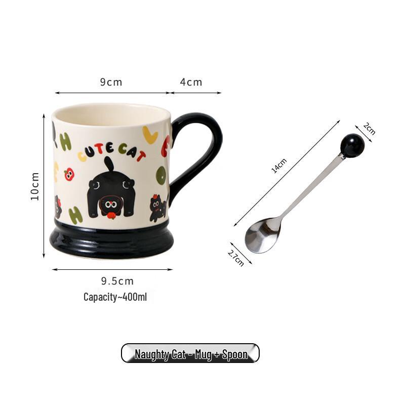 Cute Naughty Cat Ceramic Mug
Cute Naughty Cat Ceramic Mug