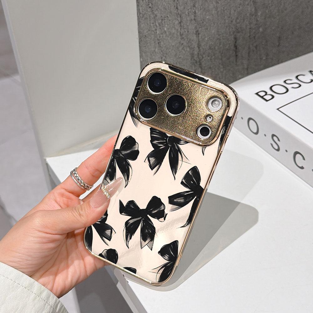 Lucky Start Phone Case For iPhone 17 16 15 14 13 12 11 Pro Max 16E Gold Electroplated glass shell Chic Bows Cover IPHONE15PROMAX
Lucky Start Phone Case For iPhone 17 16 15 14 13 12 11 Pro Max 16E Gold Electroplated glass shell Chic Bows Cover IPHONE15PROMAX