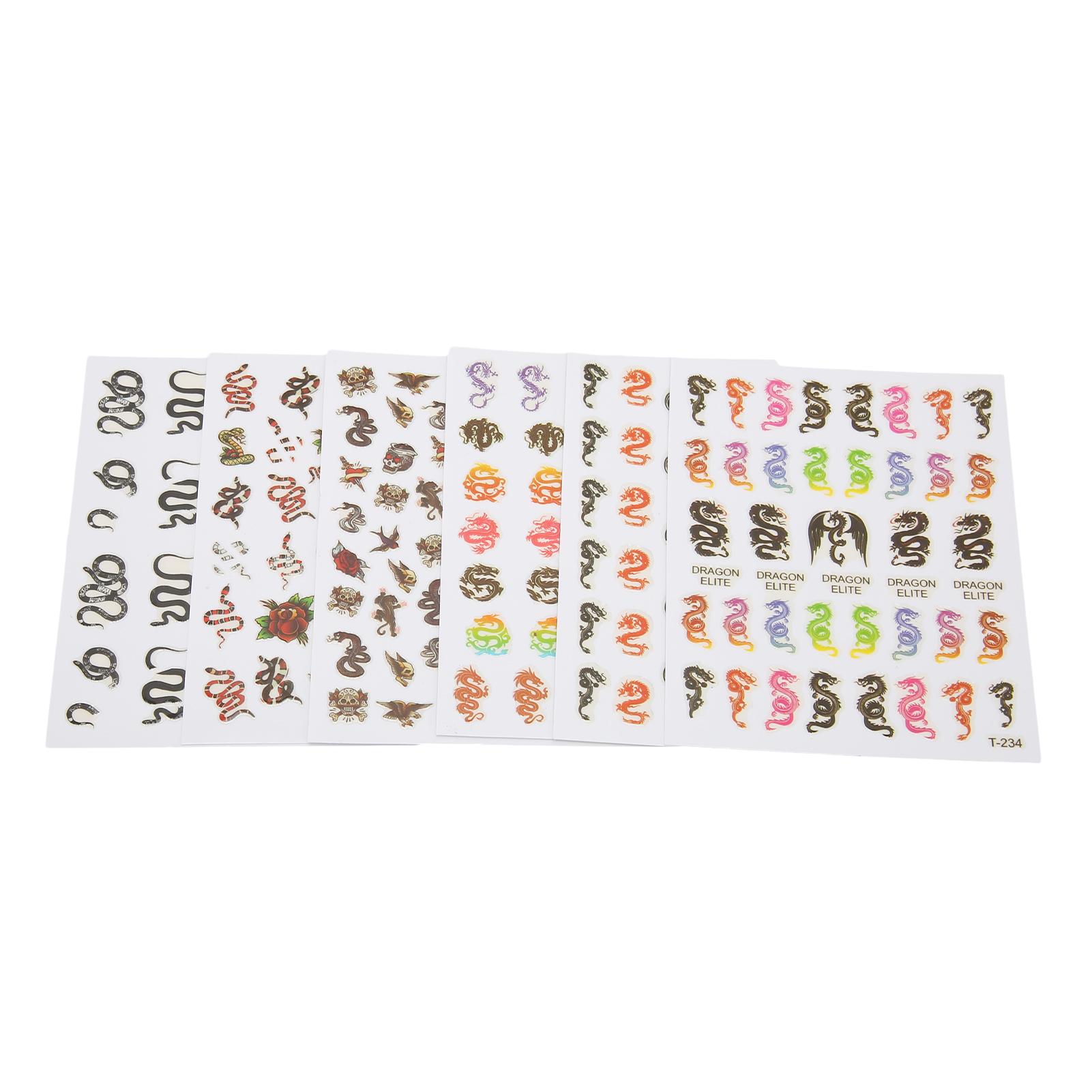 6 Sheet/Set Nail Art Sticker Self Adhesive Snake Pattern Stickers DIY Nail Art Accessories Decoration
6 Sheet/Set Nail Art Sticker Self Adhesive Snake Pattern Stickers DIY Nail Art Accessories Decoration