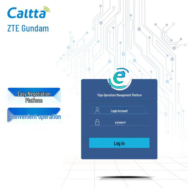 Caltta ZTE PoC Radio eChat Platform Annual Renewal (CN version)
Caltta ZTE PoC Radio eChat Platform Annual Renewal (CN version)