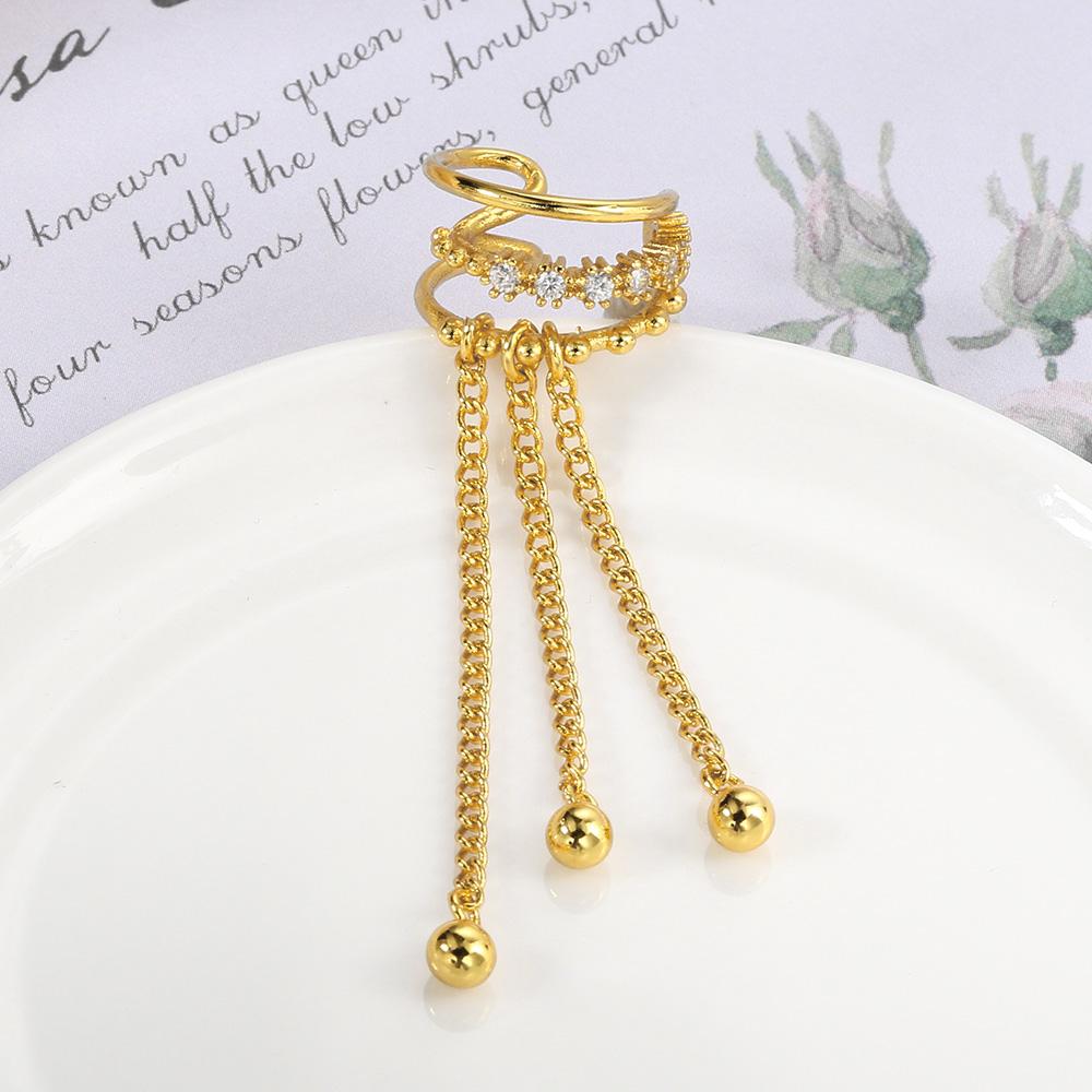 Korean Fashion Ear Clip Fake Piercing Tassel Earrings for Girls Women Silver Color Zircon No Ear Hole Cartilage Jewelry EF041
Korean Fashion Ear Clip Fake Piercing Tassel Earrings for Girls Women Silver Color Zircon No Ear Hole Cartilage Jewelry EF041