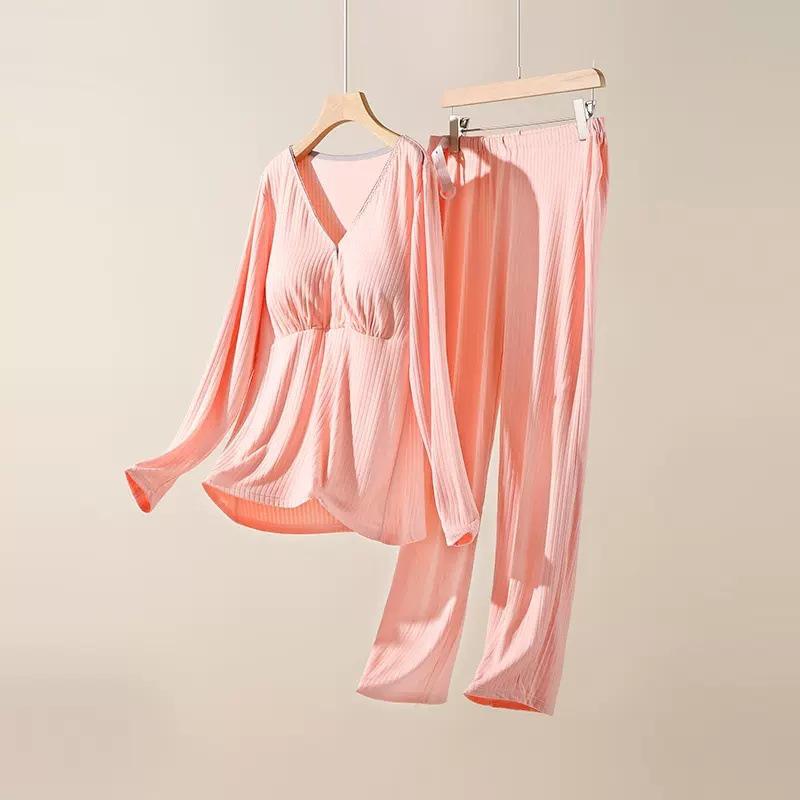 Summer Thin Modal Nursing Pajamas: Long Sleeve Set for Pregnant & Postpartum Women XXL (75-85kg)
Summer Thin Modal Nursing Pajamas: Long Sleeve Set for Pregnant & Postpartum Women XXL (75-85kg)