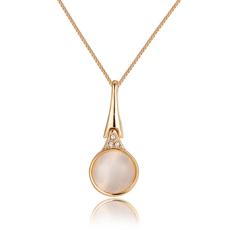 Cat s Eye Rose Gold Round Bead Necklace & Earrings Set for Women - European & American Court Style
Cat s Eye Rose Gold Round Bead Necklace & Earrings Set for Women - European & American Court Style