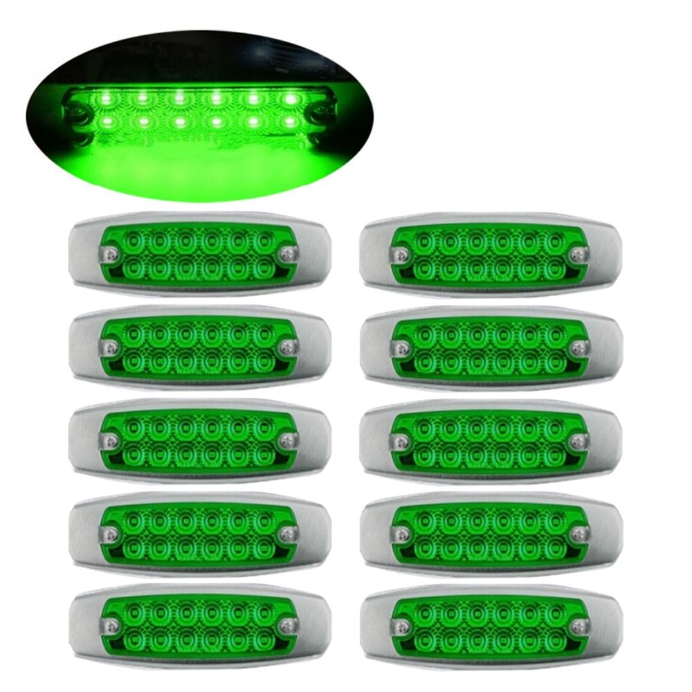 10 ШТ. Габаритный фонарь для грузовика, прицепа, 12 светодиодов, габаритный огонь, янтарный, белый, красный, зеленый, синий, форма рыбы, боковой фонарь Freightliner
10 ШТ. Габаритный фонарь для грузовика, прицепа, 12 светодиодов, габаритный огонь, янтарный, белый, красный, зеленый, синий, форма рыбы, боковой фонарь Freightliner