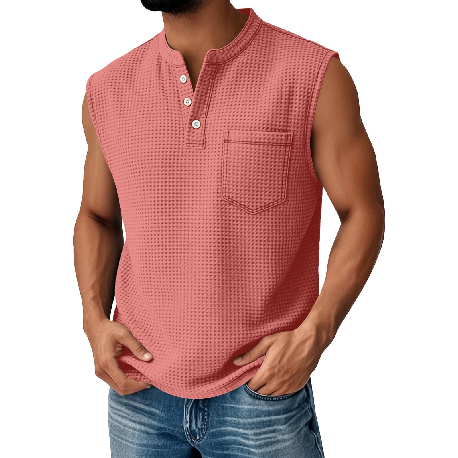 Men s Sleeveless Pocket Vest Men s Casual Fashion Sports Sleeveless Vest XXXXL рожевий
Men s Sleeveless Pocket Vest Men s Casual Fashion Sports Sleeveless Vest XXXXL рожевий