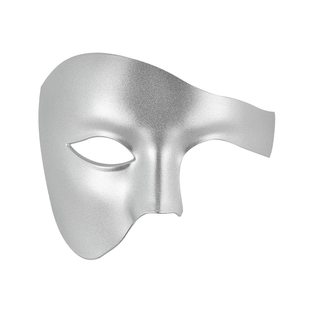 party Half Face Mask Halloween Steampunk Phantom Masquerade Cosplay Mask Masquerade Mask Vintage Prince Mask party decoration срібний
party Half Face Mask Halloween Steampunk Phantom Masquerade Cosplay Mask Masquerade Mask Vintage Prince Mask party decoration срібний