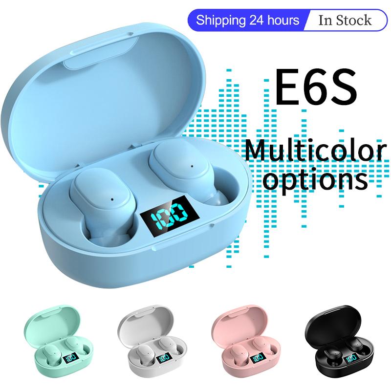 E6S TWS Bluetooth наушники беспроводные наушники для Xiaomi Redmi гарнитуры с шумоподавлением и микрофоном наушники громкой связи
E6S TWS Bluetooth наушники беспроводные наушники для Xiaomi Redmi гарнитуры с шумоподавлением и микрофоном наушники громкой связи