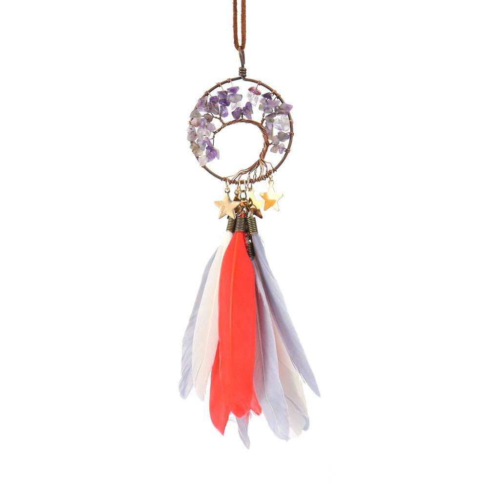 Tiktok Live Crystal Gravel Tree Of Life Feather Star Pendant Car Hanging Bag Accessories G34 аметист
Tiktok Live Crystal Gravel Tree Of Life Feather Star Pendant Car Hanging Bag Accessories G34 аметист