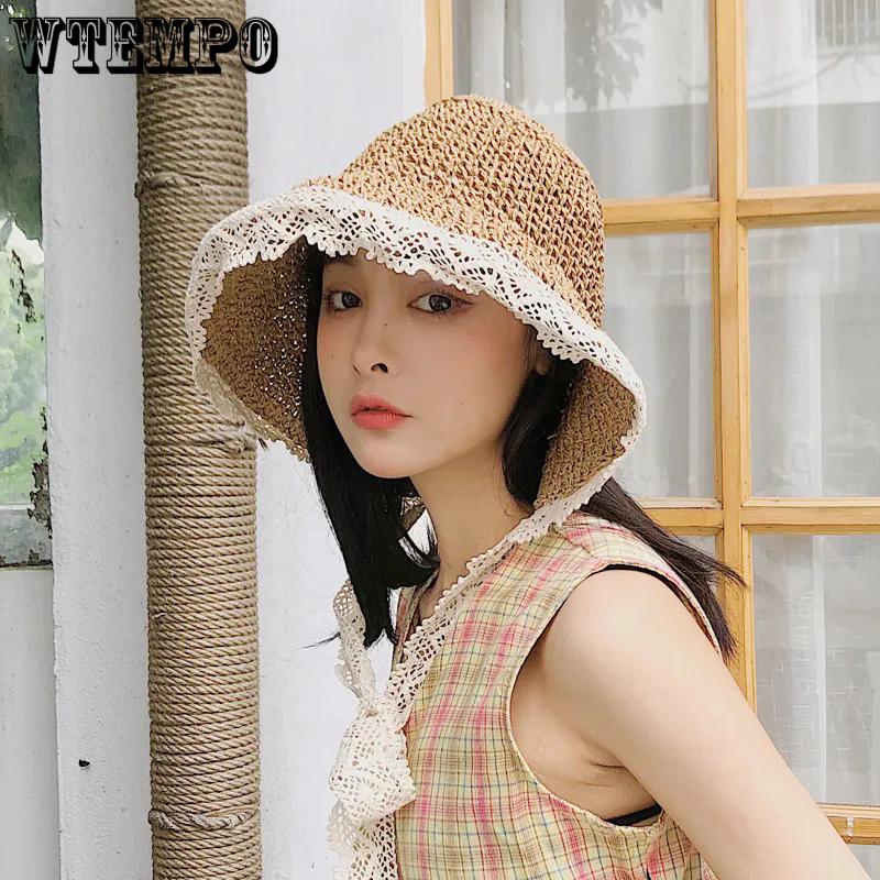 WTEMPO Retro Elegant Women s Lace Binding Strap Hollow-out Sun Hats Summer Beach Sunscreen Hats Wide Brim Foldable Soft Large Hats 1pc бежевий
WTEMPO Retro Elegant Women s Lace Binding Strap Hollow-out Sun Hats Summer Beach Sunscreen Hats Wide Brim Foldable Soft Large Hats 1pc бежевий
