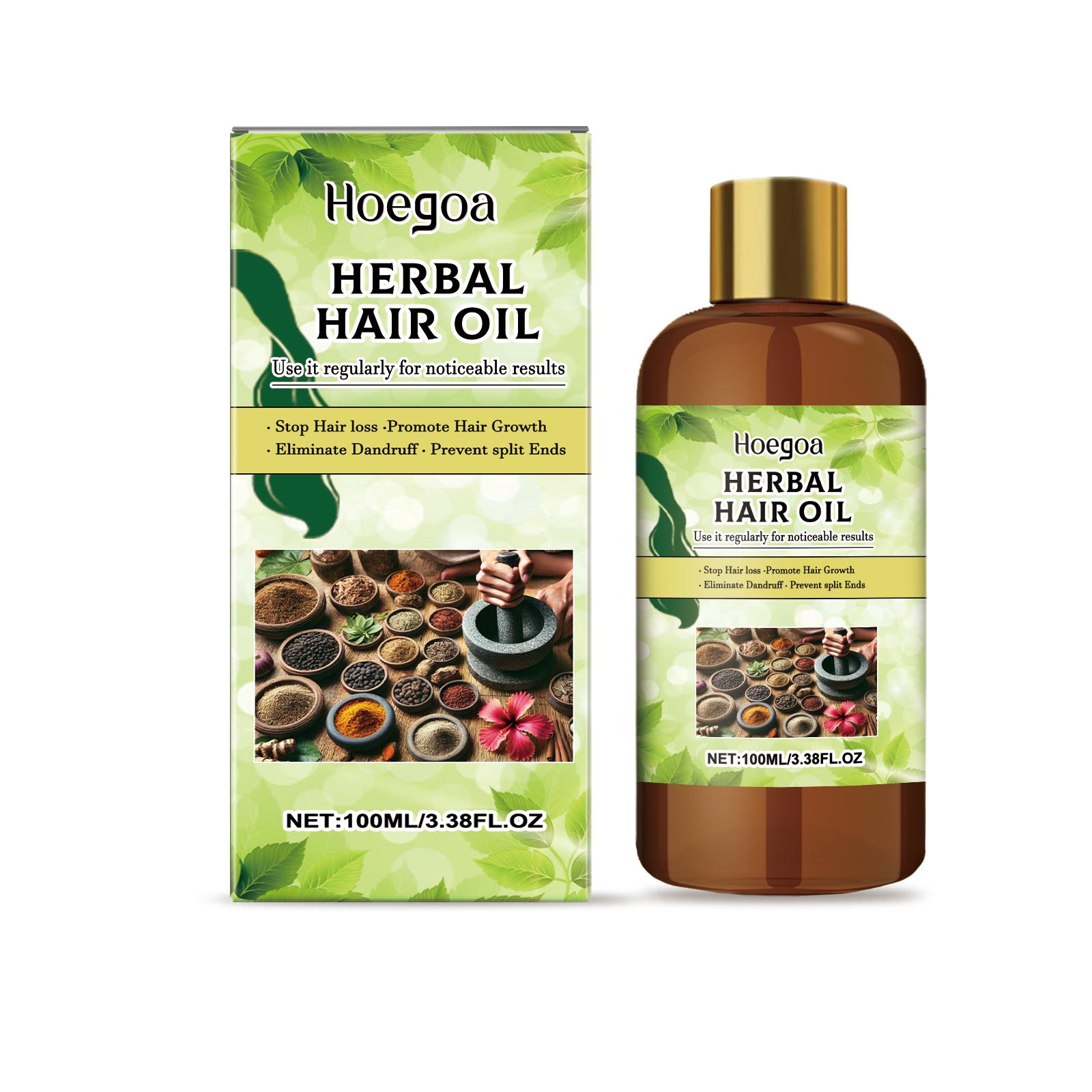 Hoegoa Herbal Hair Oil, Moisturizing and Hydrating, Nourishes the Scalp, Improves Dry and Frizzy Hair, Promotes Hair Growth, Suitable for 100ml ...
Hoegoa Herbal Hair Oil, Moisturizing and Hydrating, Nourishes the Scalp, Improves Dry and Frizzy Hair, Promotes Hair Growth, Suitable for 100ml ...
