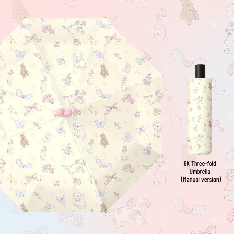 Floral Heart Sun Umbrella: Auto-Fold, UV Protection, Dual-Use for Sun & Rain
Floral Heart Sun Umbrella: Auto-Fold, UV Protection, Dual-Use for Sun & Rain