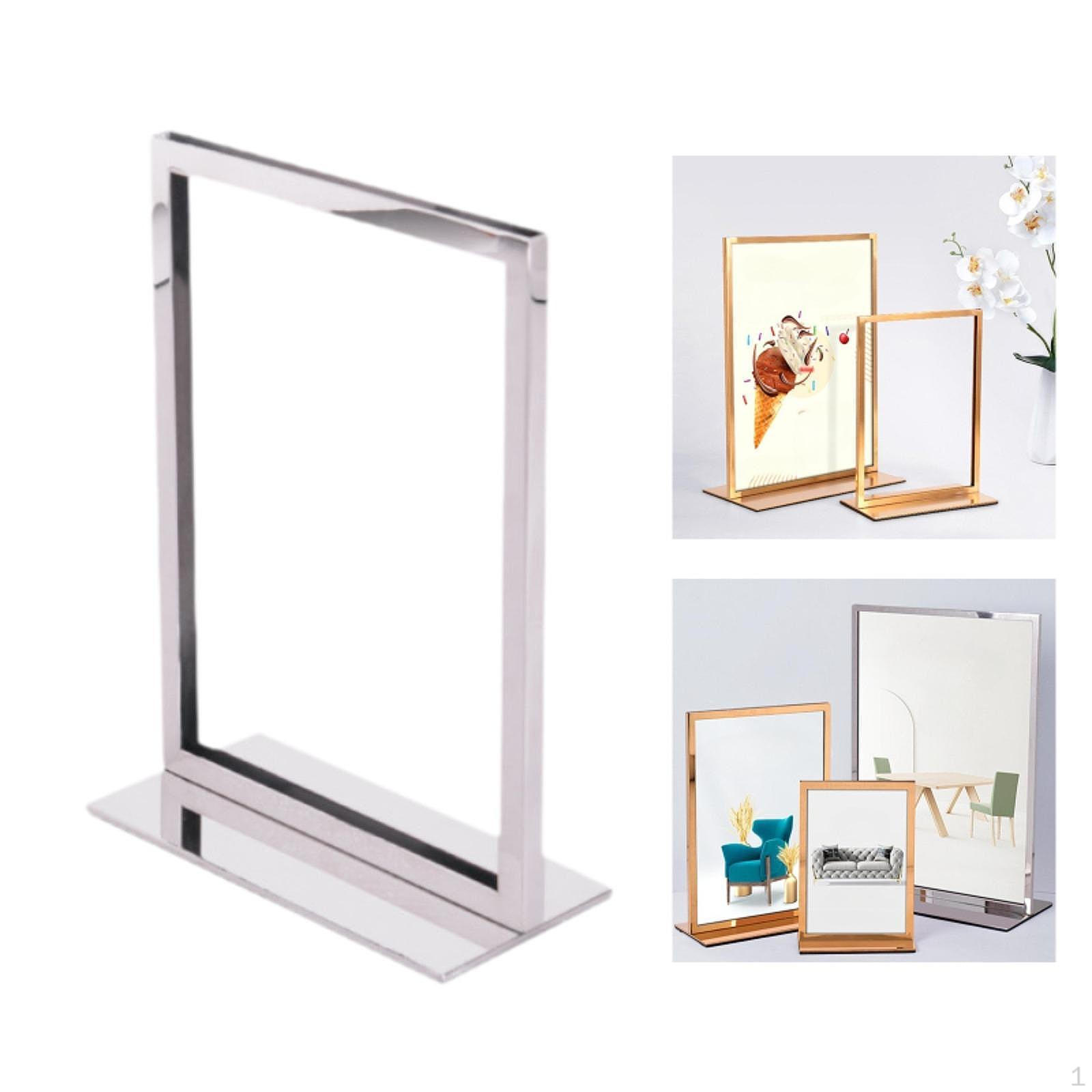 Стенд для плаката, держатель рекламного знака, переносная прочная выставочная рама, настольная A5 Silver
Стенд для плаката, держатель рекламного знака, переносная прочная выставочная рама, настольная A5 Silver