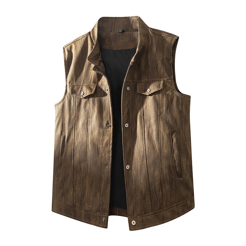 Retro Style High-End PU Leather Sleeveless Jacket for Autumn/Winter L (approx. 53-60 kg) кавовий
Retro Style High-End PU Leather Sleeveless Jacket for Autumn/Winter L (approx. 53-60 kg) кавовий