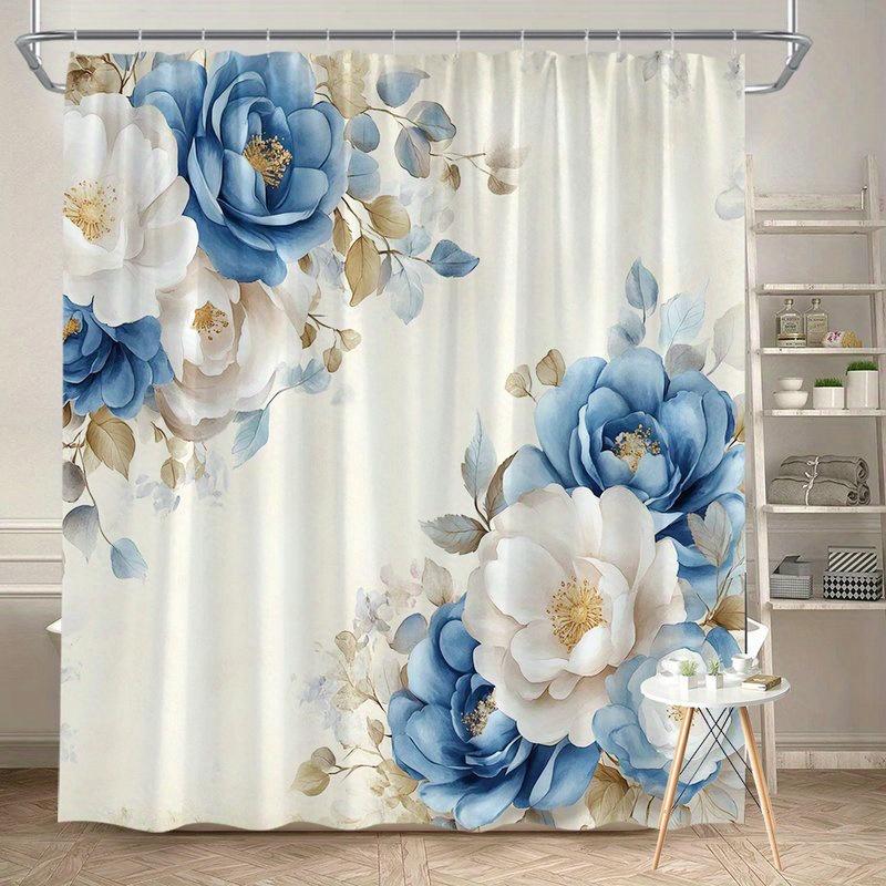1 Piece Vintage Floral Pattern Shower Curtain, Polyester Fabric, Machine Washable, Suitable For Bathroom Decoration W60H190(CM)-1 Pcs
1 Piece Vintage Floral Pattern Shower Curtain, Polyester Fabric, Machine Washable, Suitable For Bathroom Decoration W60H190(CM)-1 Pcs