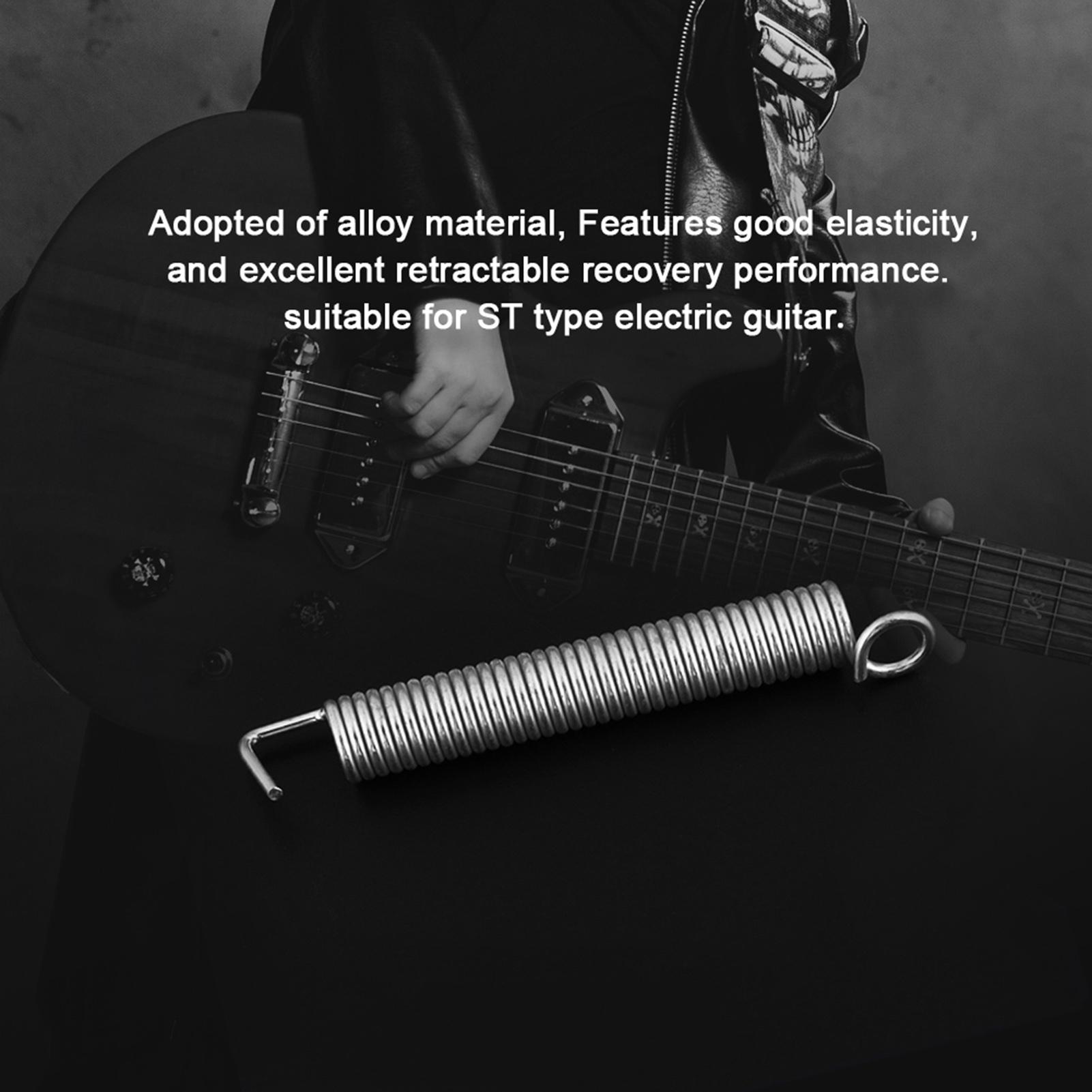 6Pcs Professional Electric Guitar Tremolo Bridge Springs for ST Guitars Noiseless Tension Springs
6Pcs Professional Electric Guitar Tremolo Bridge Springs for ST Guitars Noiseless Tension Springs