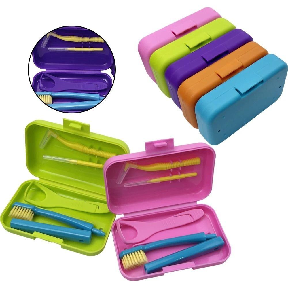 Dainty Portable Toothbrush Set Multi-function Interdental Brush Convenient Oral Care Set Camp Out
Dainty Portable Toothbrush Set Multi-function Interdental Brush Convenient Oral Care Set Camp Out