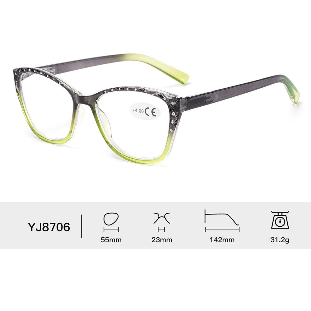 KLASSNU Cat Eyes Diamonds Presbyopia Reading Glasses For Women Fashion Transparent Lens Computer Myopia Glasses Eyeglasses +1.0 +400
KLASSNU Cat Eyes Diamonds Presbyopia Reading Glasses For Women Fashion Transparent Lens Computer Myopia Glasses Eyeglasses +1.0 +400