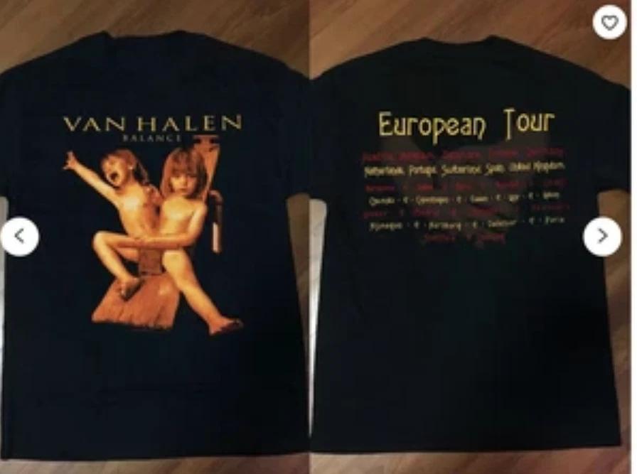 Van Halen Balance European Tour 1995 Unisex Black T-shirt S
Van Halen Balance European Tour 1995 Unisex Black T-shirt S