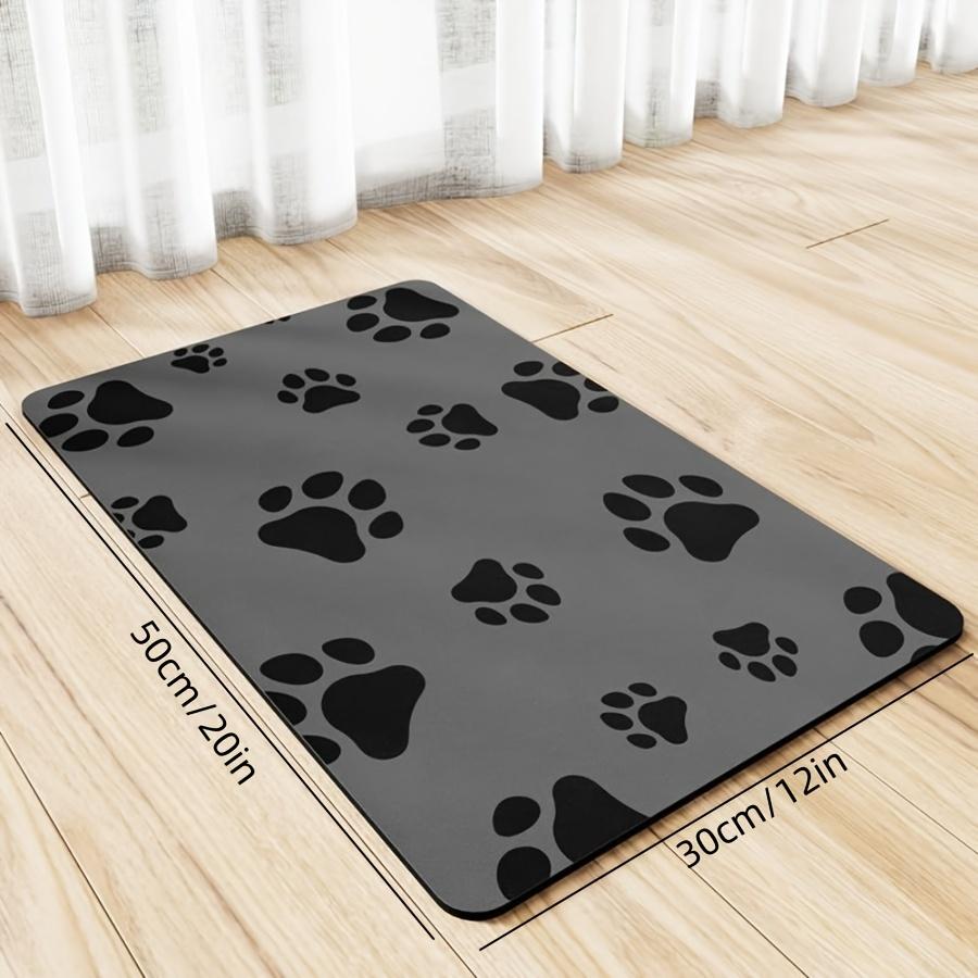Winter Non-Slip and Stain-Resistant Absorbent Pet Dog Food Mat with Paw Print Design, Suitable for Food and Water Bowls серый
Winter Non-Slip and Stain-Resistant Absorbent Pet Dog Food Mat with Paw Print Design, Suitable for Food and Water Bowls серый