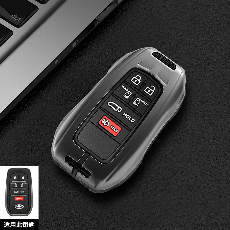 5 6 Buttons Car Key Zinc Alloy Silicone Case Cover for Toyota Hybrid Vehicles Alphard Vellfire PREVIA Voxy Sienna 2021 2022 сірий
5 6 Buttons Car Key Zinc Alloy Silicone Case Cover for Toyota Hybrid Vehicles Alphard Vellfire PREVIA Voxy Sienna 2021 2022 сірий