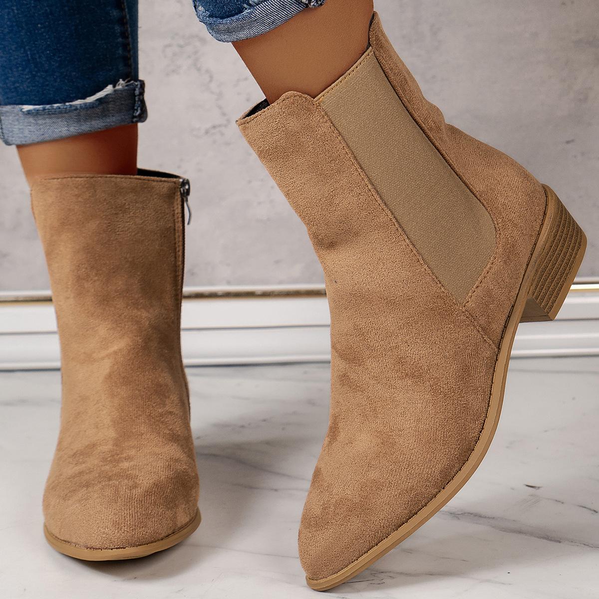 Casual fashion short boots suede side zipper square heel Martin boots women s autumn and winter women s 43 43 коричневый
Casual fashion short boots suede side zipper square heel Martin boots women s autumn and winter women s 43 43 коричневый