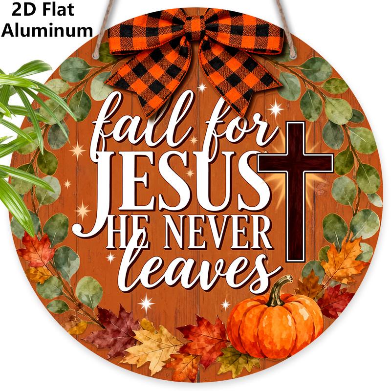 2D Flat Jesus Fall Aluminium Sign with Bow & Cross Pattern - Thanksgiving Figurine Ornaments - Ideal for Front Door, Wall, Porch, Fence Decor - Ideal 7.87×7.87inch
2D Flat Jesus Fall Aluminium Sign with Bow & Cross Pattern - Thanksgiving Figurine Ornaments - Ideal for Front Door, Wall, Porch, Fence Decor - Ideal 7.87×7.87inch