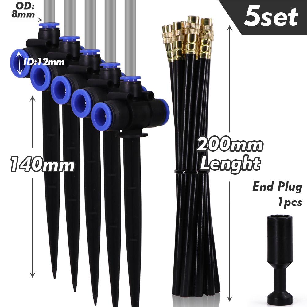 20/30/50cm 360° Free-bend Misting Sprinkler w/ Stake for 3/8 9/12mm Garden Irrigation Watering System Adjustable Brass Atomizer
20/30/50cm 360° Free-bend Misting Sprinkler w/ Stake for 3/8 9/12mm Garden Irrigation Watering System Adjustable Brass Atomizer
