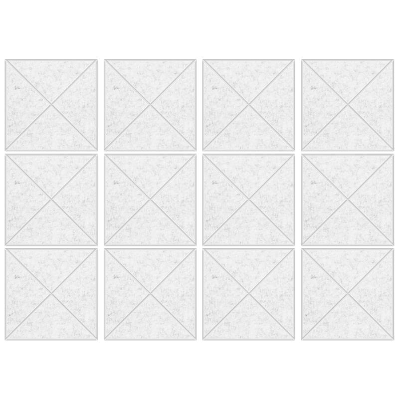 Pack of 12 Square Foam Panels Soundproof Wall Panels Acoustics Tiles Polyester Texture Perfect for Studios Home Wall
Pack of 12 Square Foam Panels Soundproof Wall Panels Acoustics Tiles Polyester Texture Perfect for Studios Home Wall