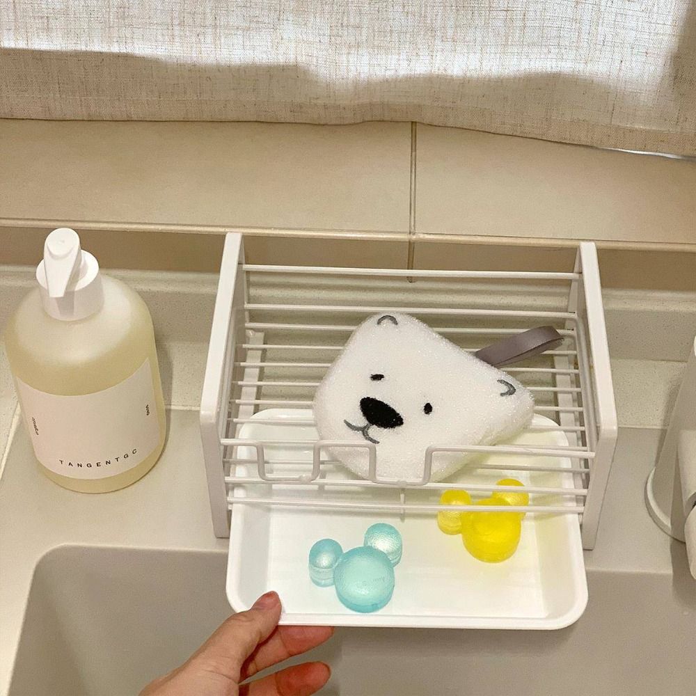 Stable Sponge Holder Durable Kitchen Storage Basket Space Saving Dish Drainer Sink белый
Stable Sponge Holder Durable Kitchen Storage Basket Space Saving Dish Drainer Sink белый