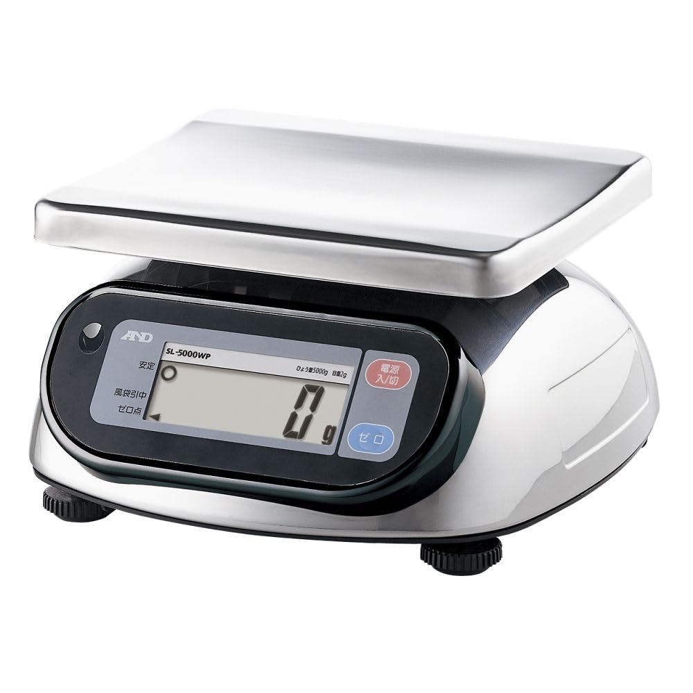 Digital Scale 5000g Minimum 2g Pan A&D Dustproof/Waterproof SL-5000WP Weighing capacity display size 232(W)192(D)mm
Digital Scale 5000g Minimum 2g Pan A&D Dustproof/Waterproof SL-5000WP Weighing capacity display size 232(W)192(D)mm