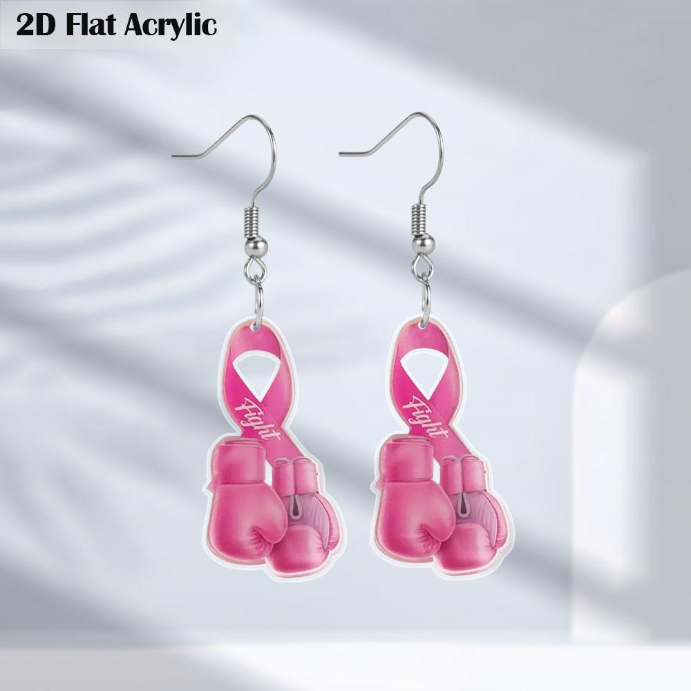 Боксерские перчатки с розовой лентой День борьбы с раком груди Серьги Акриловая живопись Серьги Ювелирные изделия для женщин розовый
Боксерские перчатки с розовой лентой День борьбы с раком груди Серьги Акриловая живопись Серьги Ювелирные изделия для женщин розовый