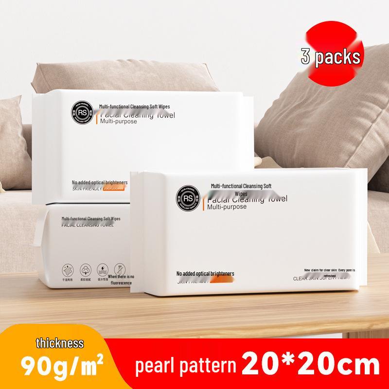 Disposable Multi-functional Facial Cleansing Wipes: 60 Soft Cotton Sheets for Baby, Dry & Wet Use, Face Towels. 20x20cm
Disposable Multi-functional Facial Cleansing Wipes: 60 Soft Cotton Sheets for Baby, Dry & Wet Use, Face Towels. 20x20cm